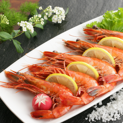 Wild Caught Argentina Red Shrimp (Size : L1)21cm-26cm