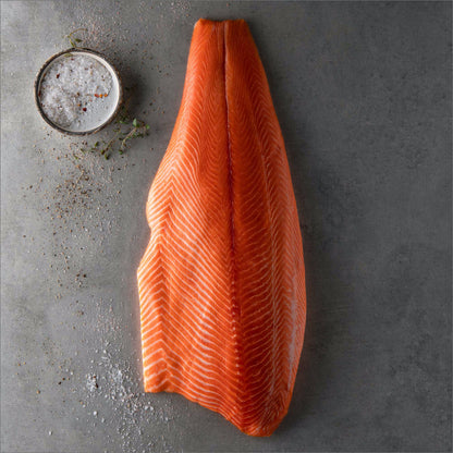 Fresh Ora King Salmon Fillet (Whole Fish Include Head)